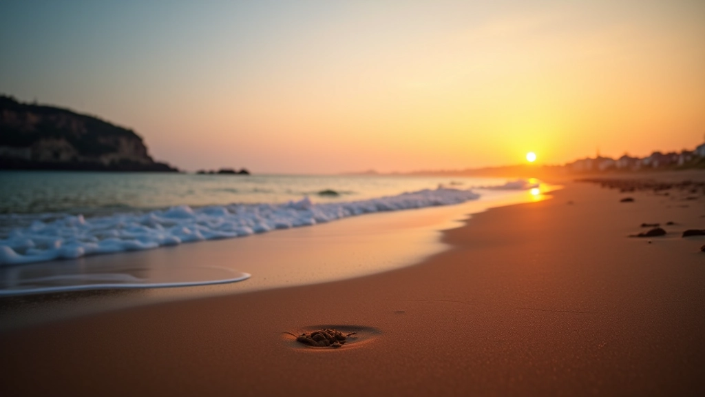 Beautiful Baltic seaside beach in Palanga and Nida region